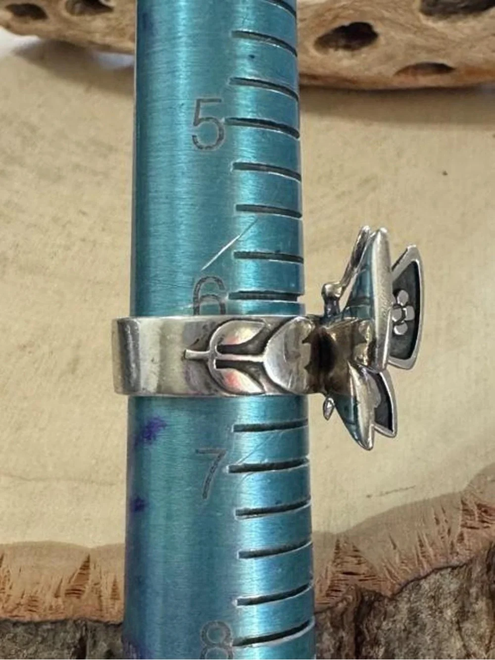 James Avery Mariposa Butterfly Ring Sterling Silver, Size 6.5